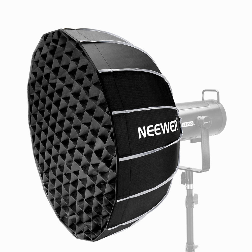 NEEWER 85cm Deep Parabolic Quick Release Softbox With Honeycomb Grid-NS85U