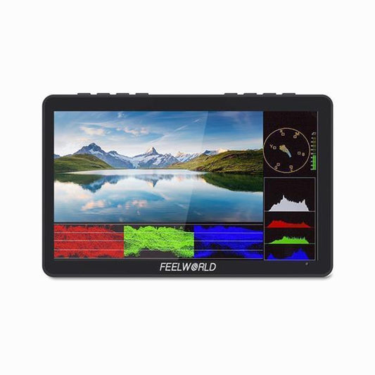 FEELWORLD F5 Pro V4 6 Inch Touch Screen DSLR Camera Field Monitor 3D LUT 4K HDMI Input Output Tilt Arm Power Outpu