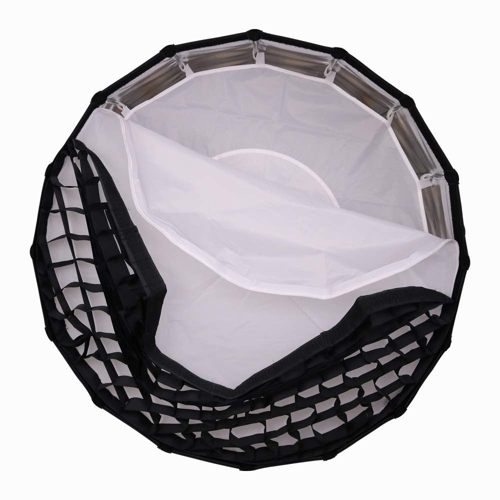 NICEFOTO (120CM) QUICK SET-UP DEEP PARABOLIC SOFTBOX WITH GRID