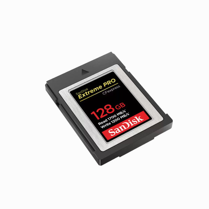 SANDISK EXTREME PRO 128GB 1700/1200MB/S CFEXPRESS TYPE B CARD( SDCFE-128G )