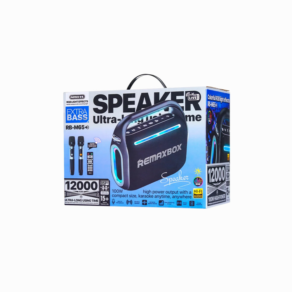 REMAX Party Light 130W Portable Wireless Speaker RB-M65