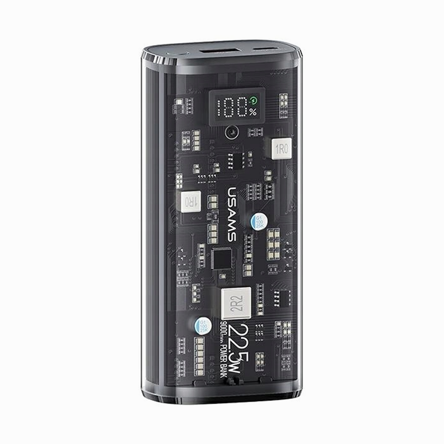 USAMS POWERBANK 9000MAH PD 20W QC3.0+PD DUAL-PORT FAST CHARGE CZARNY /BLACK US-CD189