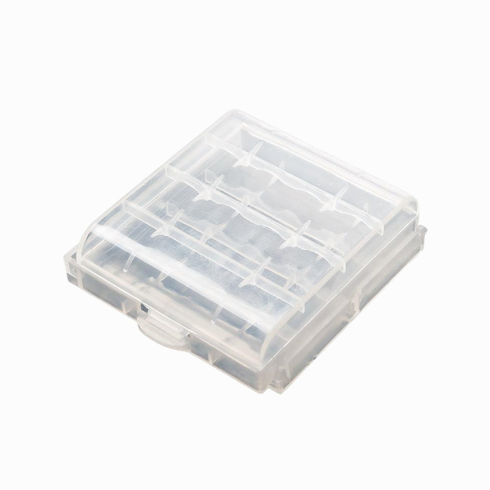 Hard Plastic Storage Case for 4 x AA or AAA Batteries
