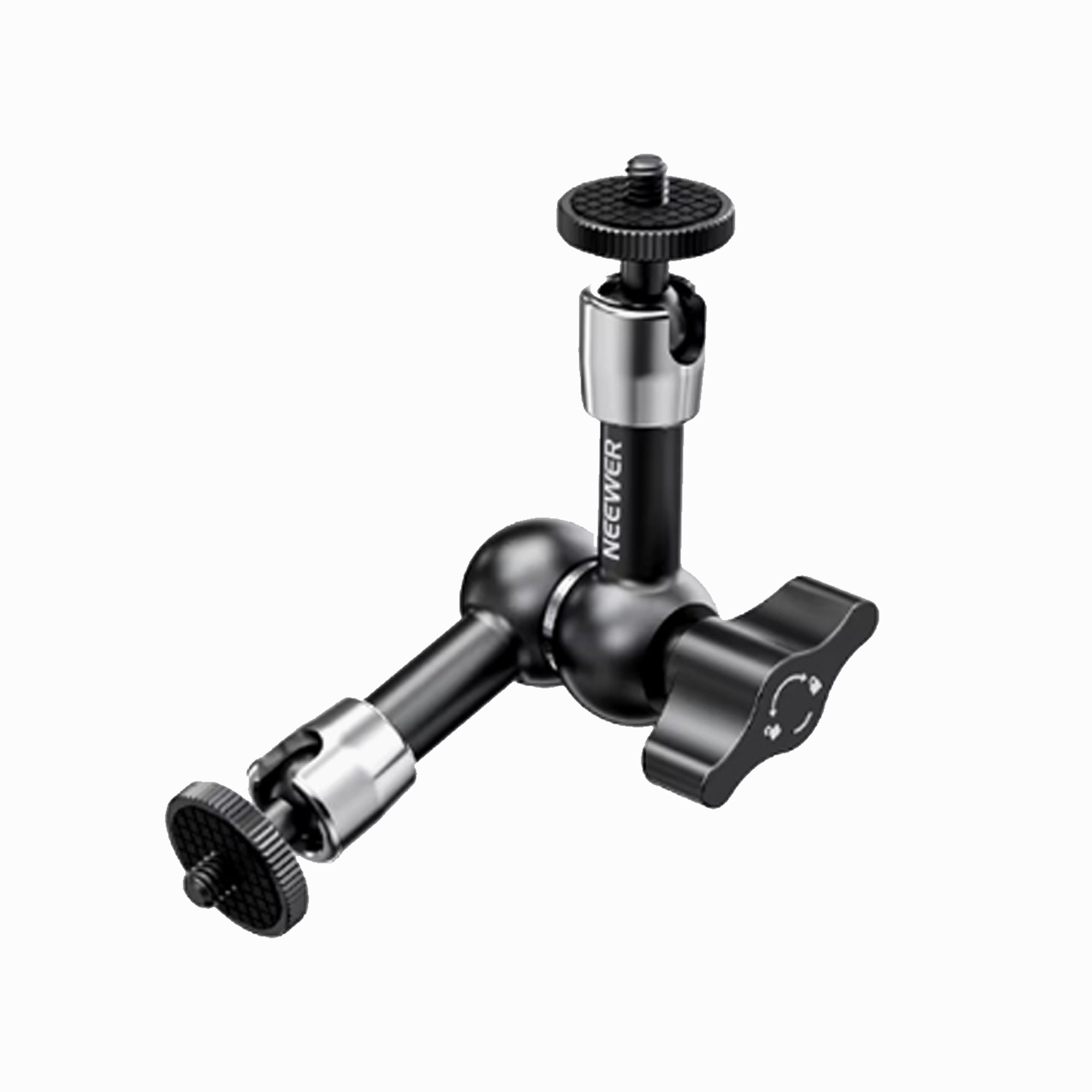 NEEWER 5.9"/15cm Adjustable Friction Magic Arm with 1/4" Screw on Both-ST15