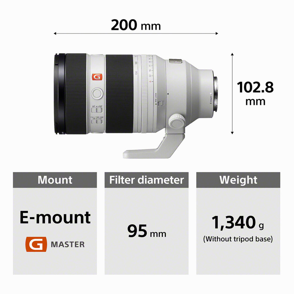 Sony FE 50-150mm f/2 GM Lens (Sony E)