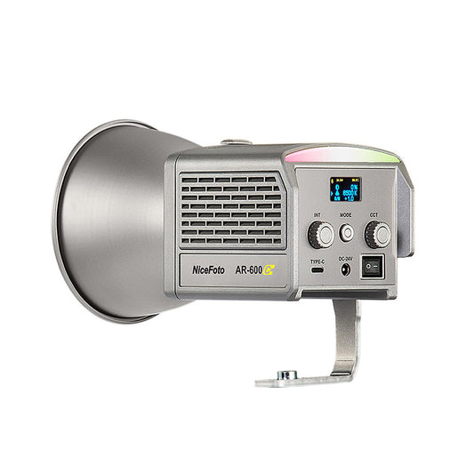 NiceFoto AR-600C Portable RGB Video Light 50W Photography LED Fill Light 2700K-6500K