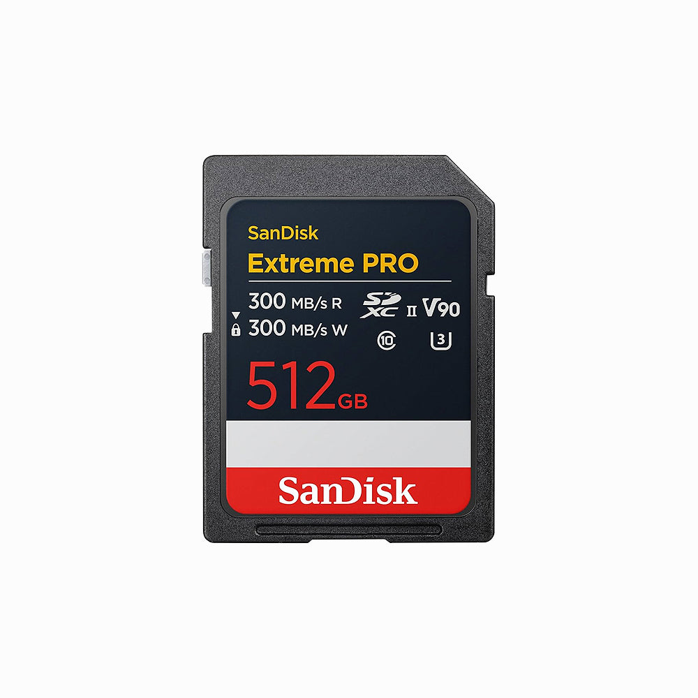 SanDisk Extreme PRO 512GB SD UHS-II Card (V90) SDSDXDM-512G-GN4IN