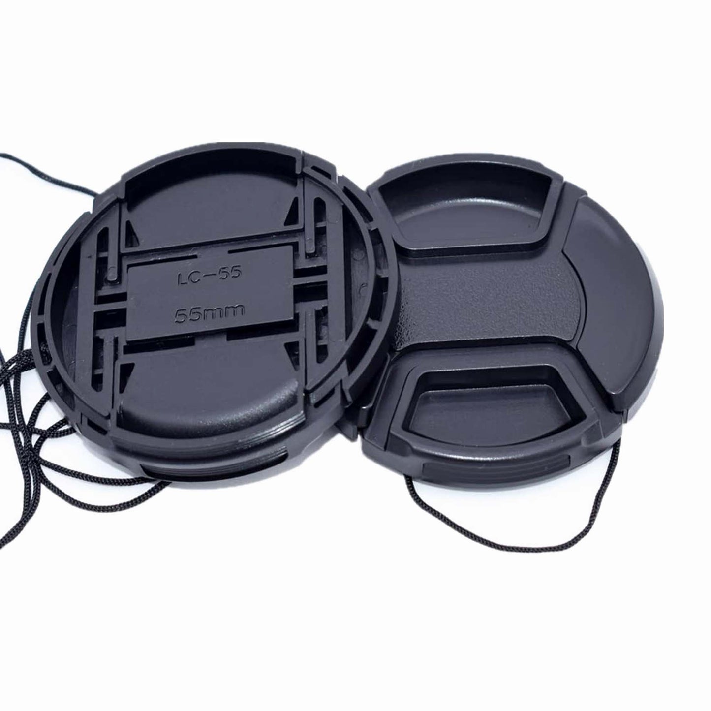 55mm Front Lens Cap (55mm Camera lens cap) Compatiable All Brands Ø55mm Camera Lens and Other Lenses with 55mm Filter Thread