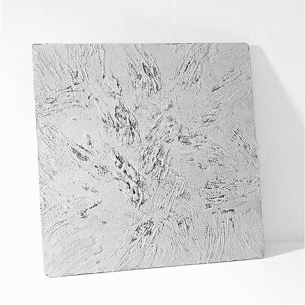 60 x 60cm Retro PVC Cement Texture Board Photography Backdrops Board (Grey White)#32