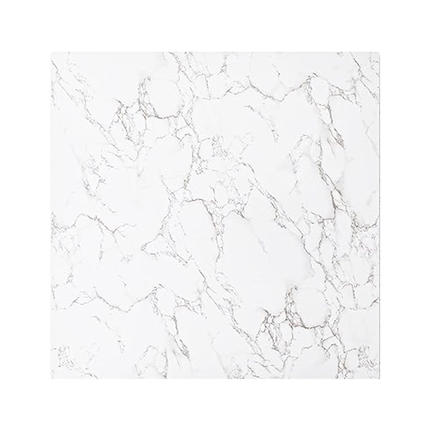 60x60cm White Marble Effect PVC Boards #01