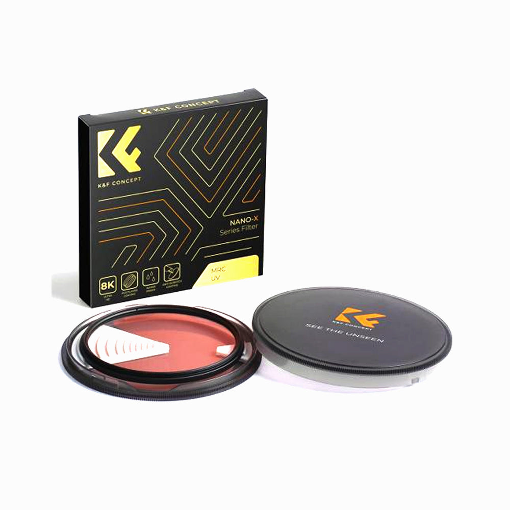 K&F Concept 82mm MCUV Protection Filter Nano-Xcel Series, MCUV 28 Multi-Layer (KF01.970)