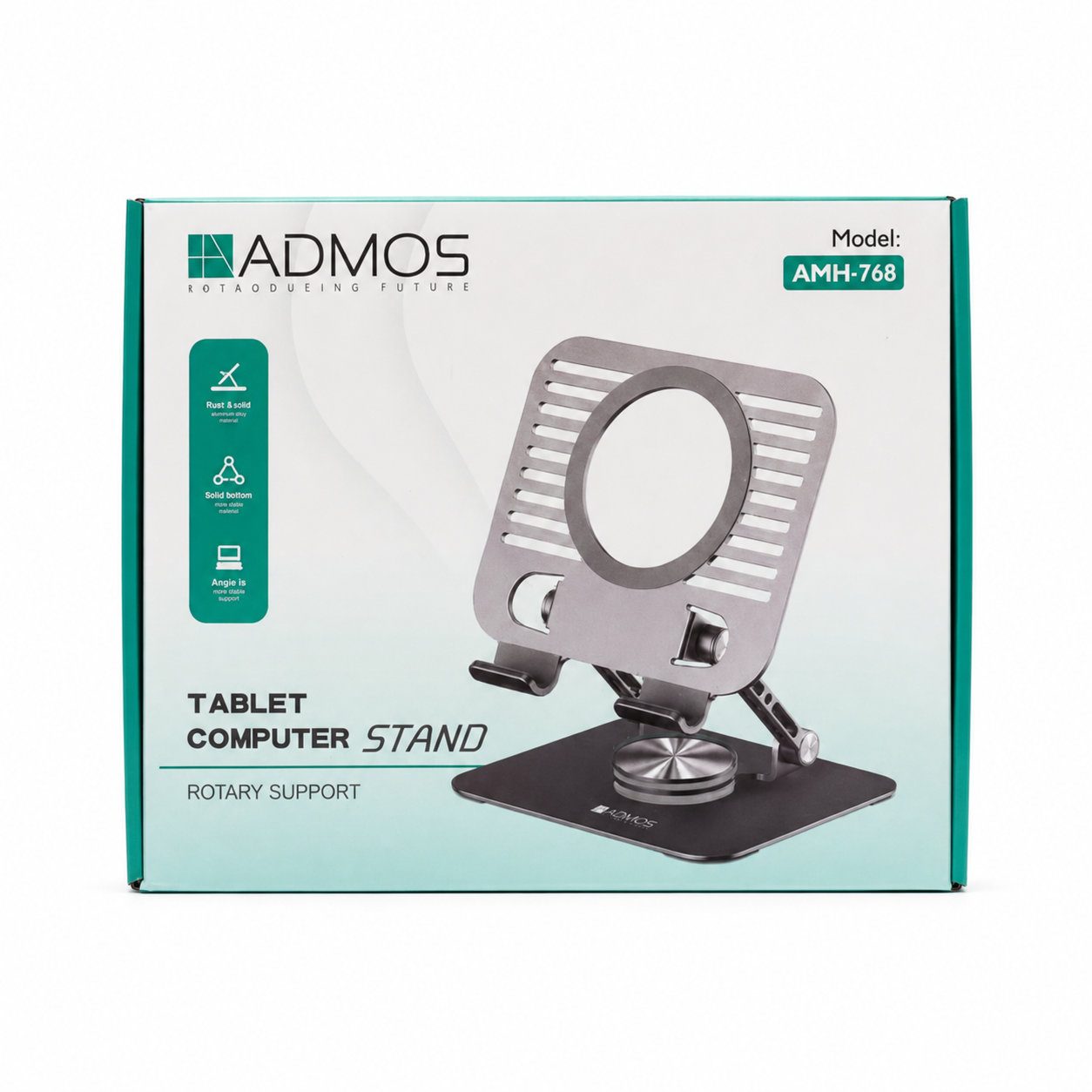 ADMOS Universal Rotatable Tablet and Laptop Fold Stand AMH-768