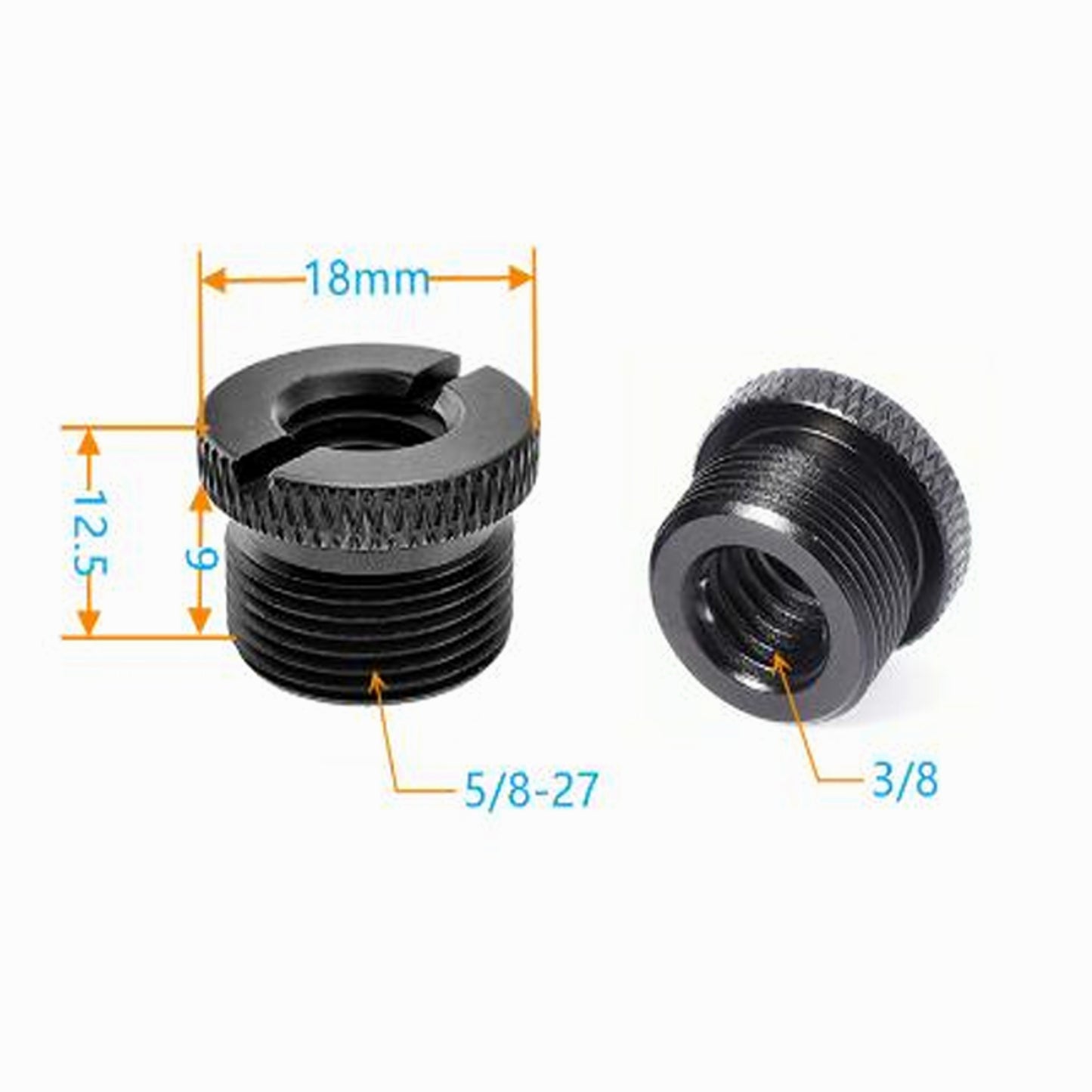 3/8 Female to 5/8 Male Screw Adapter Metal Screw CS051