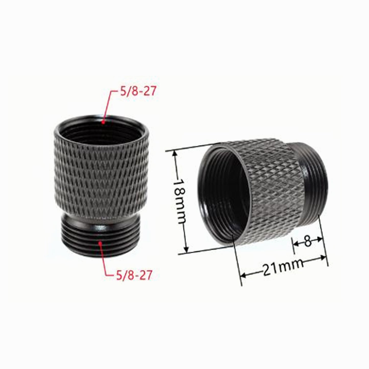 Microphone Stand Adapter Screw 5/8-27 Female 5/8-27 Male CS170