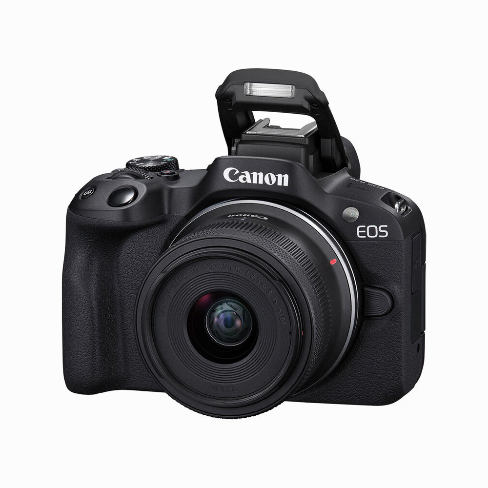Canon EOS R50 Mirrorless Camera 24.2MP With RF-S18-45mm Lens - Black
