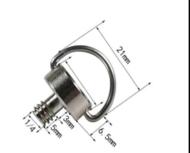 Quick Release Stainless Steel Fixing Screw for Tripod for Camera Strap for Monopod (DS002)