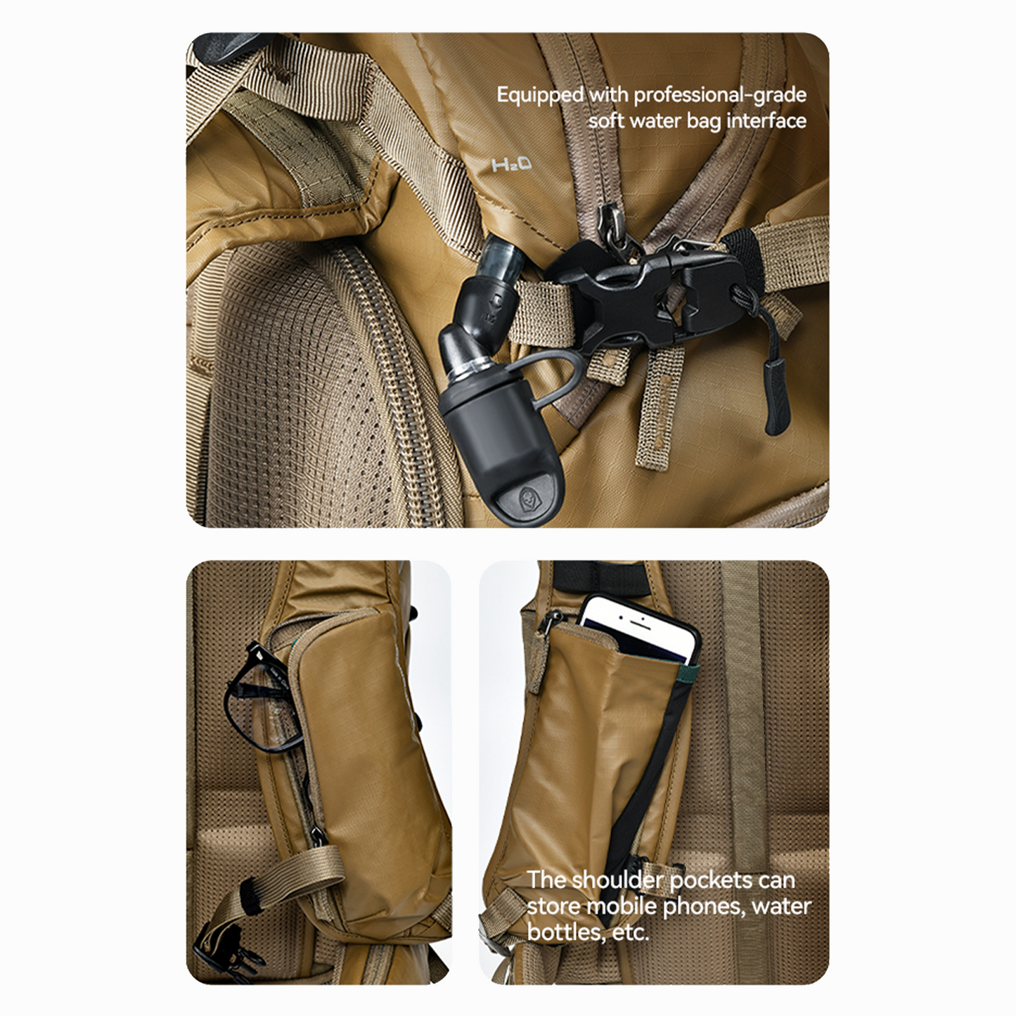 EIRMAI S25 SAND COLOR PHOTOGRAPHY BACKPACK 25L