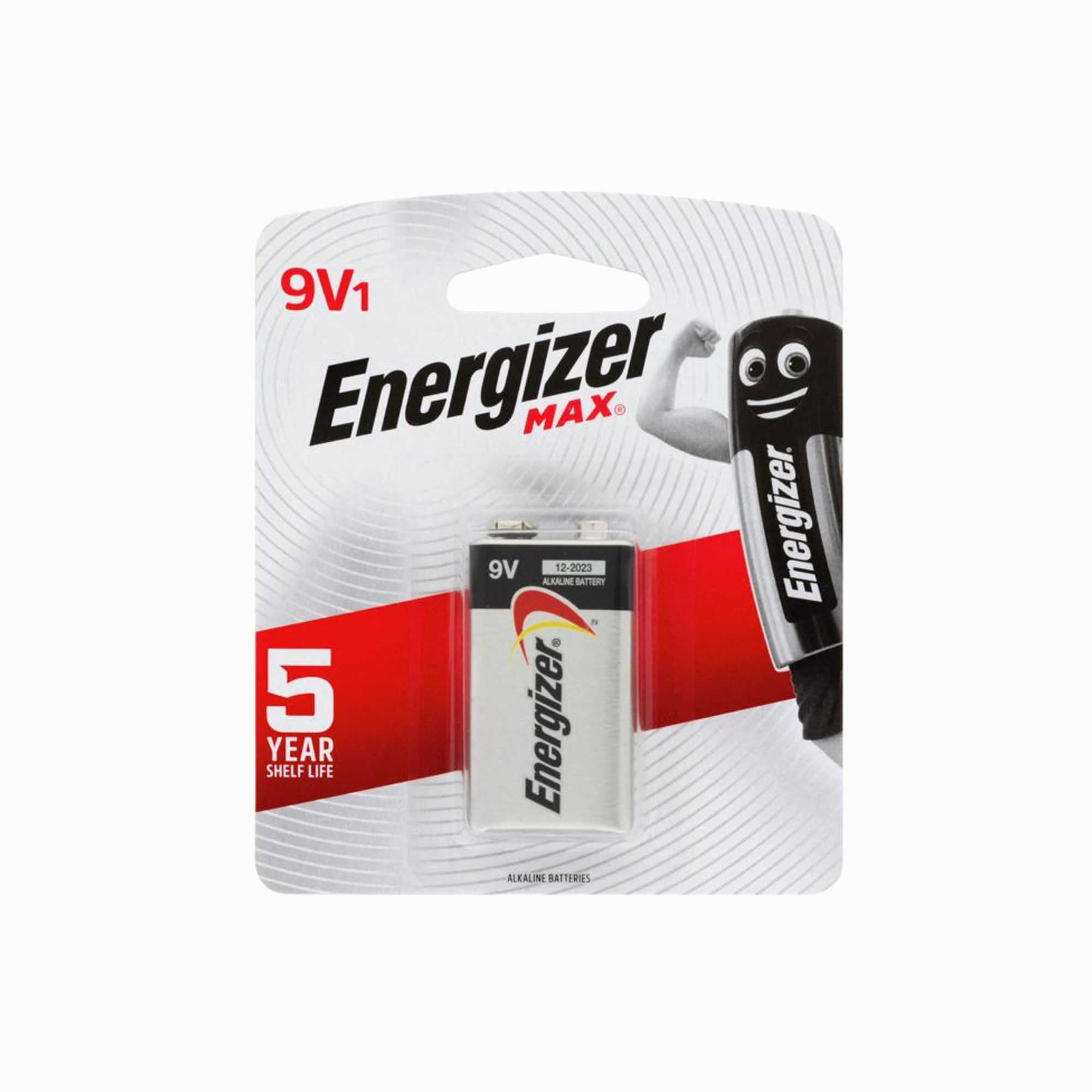 Energizer Max 9V Battery, 9 V, 1 Pcs