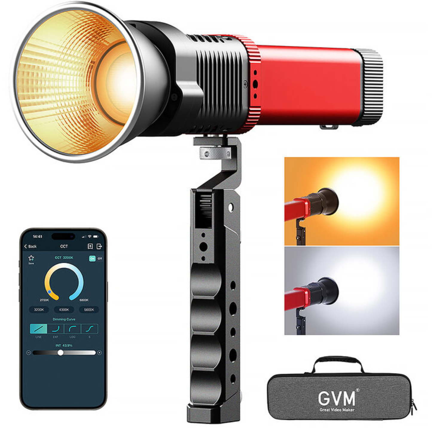 GVM PD60B Bi-Color LED Pocket Light