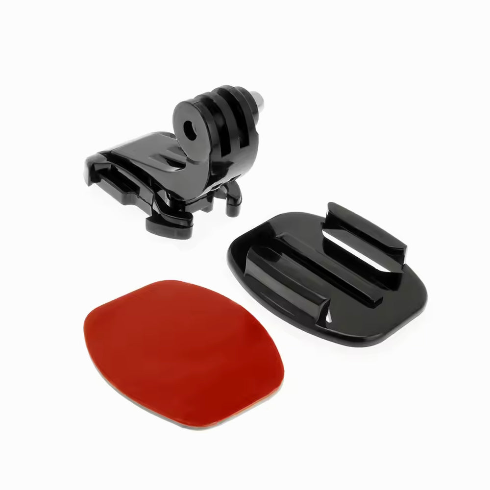 HELMET FRONT MOUNT J-HOOK+BUCKLE FLAT +STICKER for Gopro