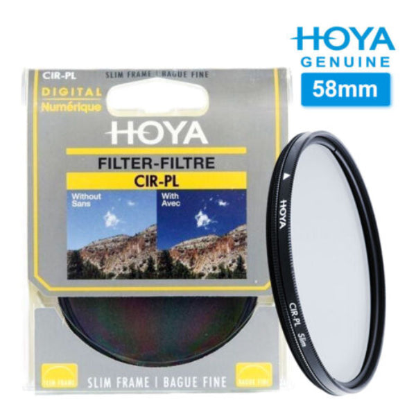 HOYA 58mm CIR-PL Slim Circular Polarizing Polarizer CPL Filter For Camera Lens