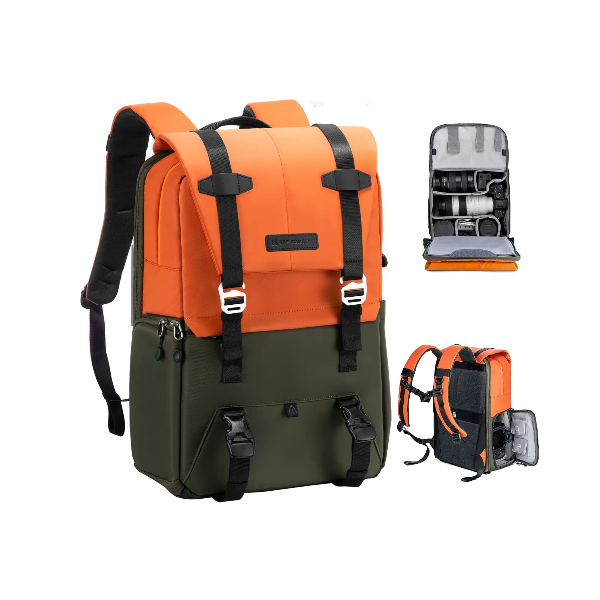 Buy K&F 20L CAMERA BAG(Orange) Online Qatar