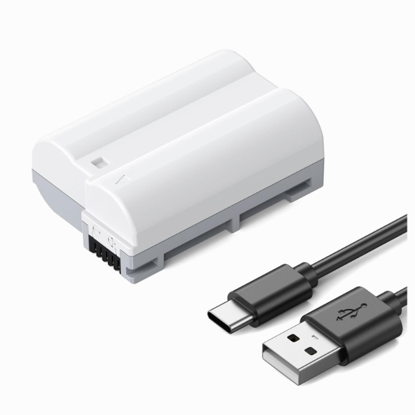 K&F Concept EN-EL15C Battery with 2600mAh Capacity and Type-C Fast Charging for for Nikon KF28.0041