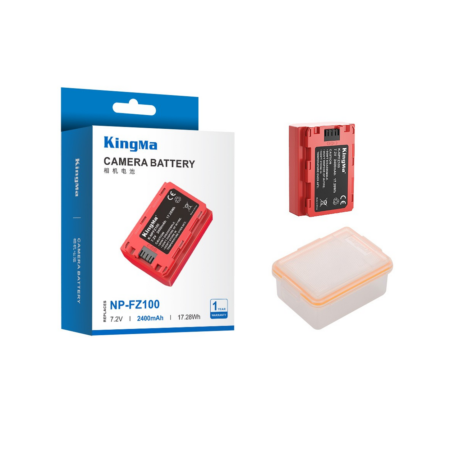 KINGMA NP-FZ100 2400mAh CAMERA BATTERY