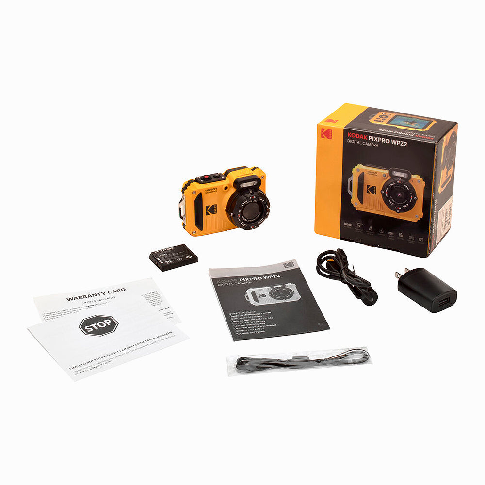 Kodak PIXPRO WPZ2 Digital Camera (Yellow)