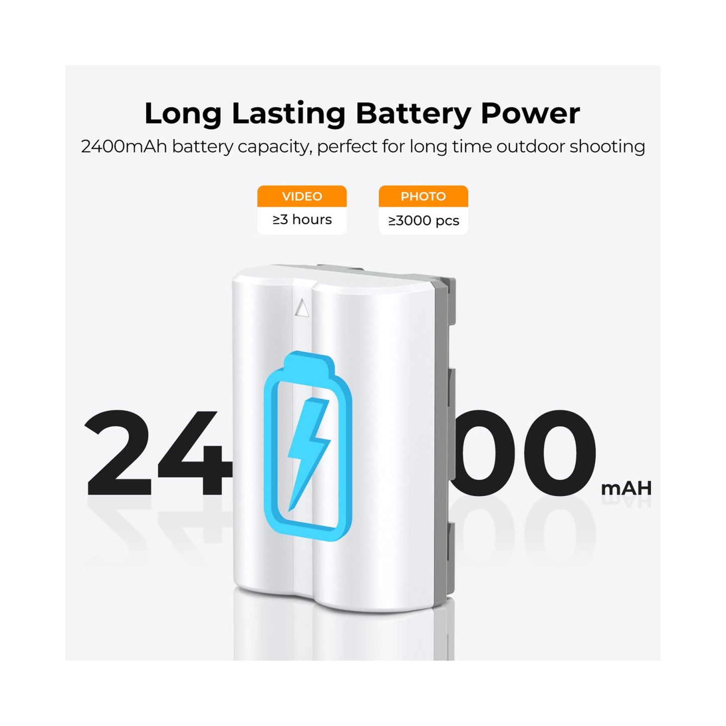 K&F Concept 2-Pack NP-W235 2400mAh USB-C Batteries for Fujifilm Cameras