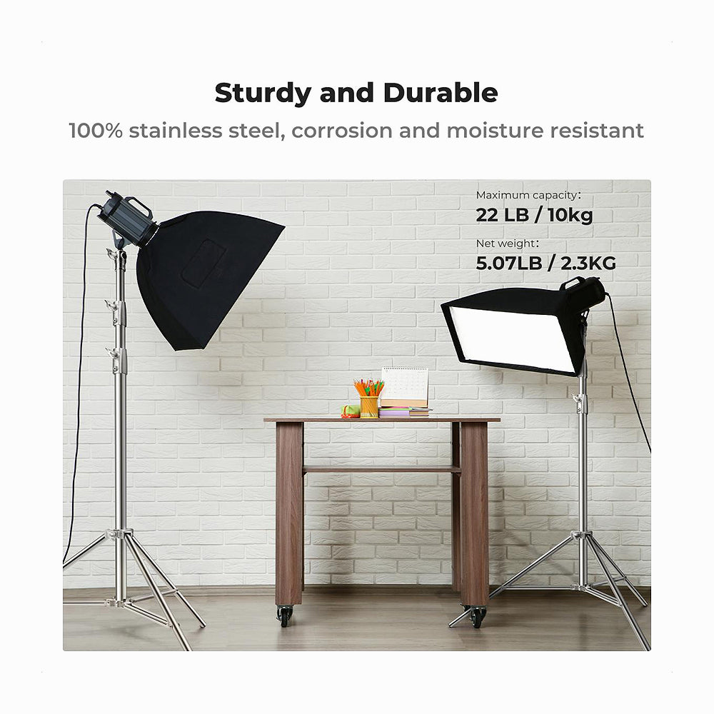 K&F CONCEPT 2.8m Photography Stainless Steel light stand (KF34.044)