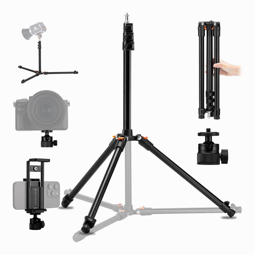 K&F Concept 2.6m Aluminum Folding Light Stand –(KF34.050)