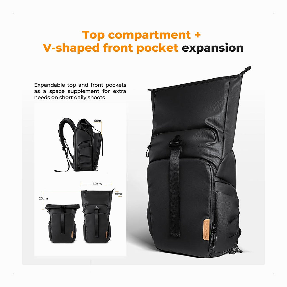 K&F Concept 20L Camera Backpack Nature Wander 11 Black (KF13.173)