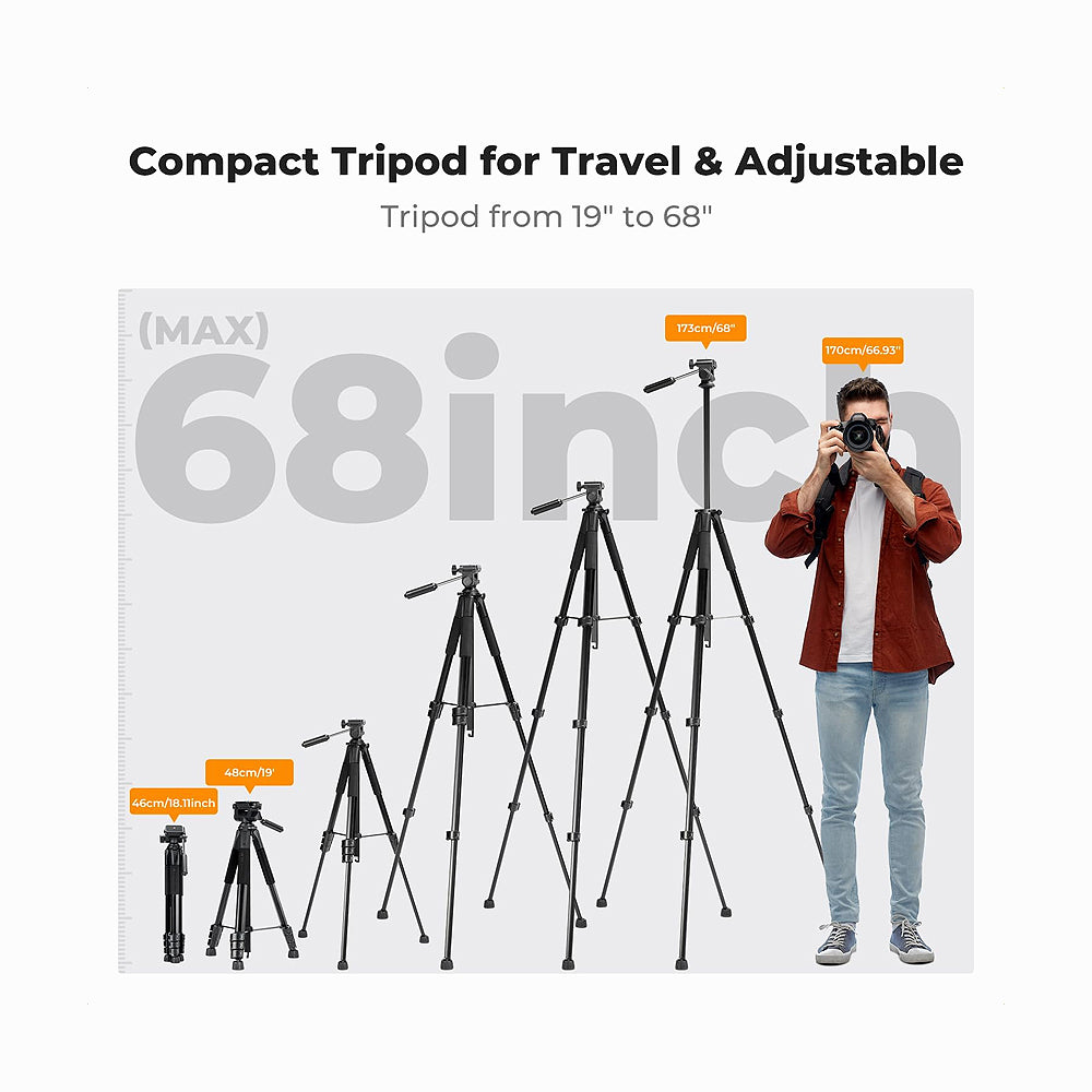 K&F Concept KF09.154 S254A3+BV01 Camera Tripod