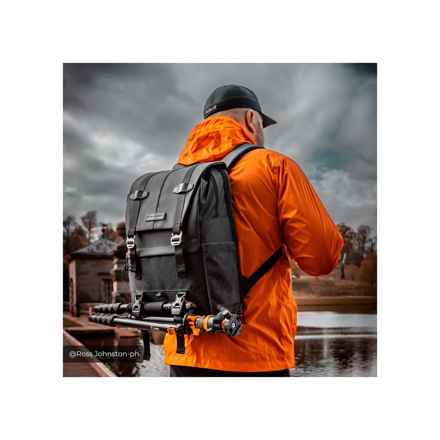 K&F Concept Black + Deep Grey 20L Camera Backpack(KF13.087AV5)
