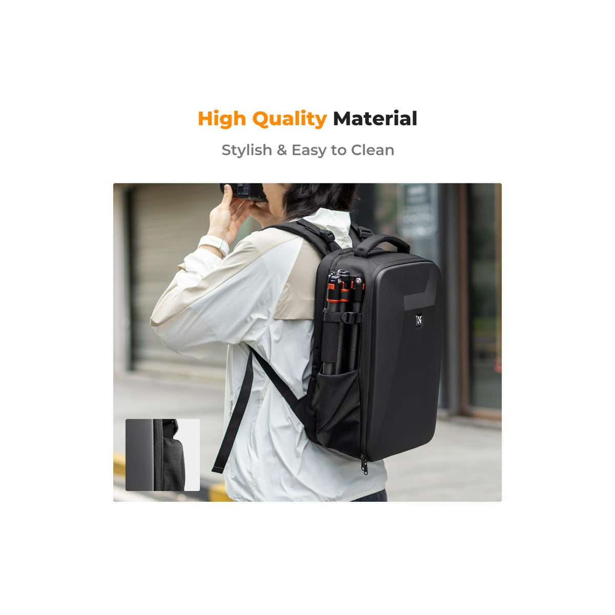K&F Concept KF13.134 Black Camera Backpack Bag 22L