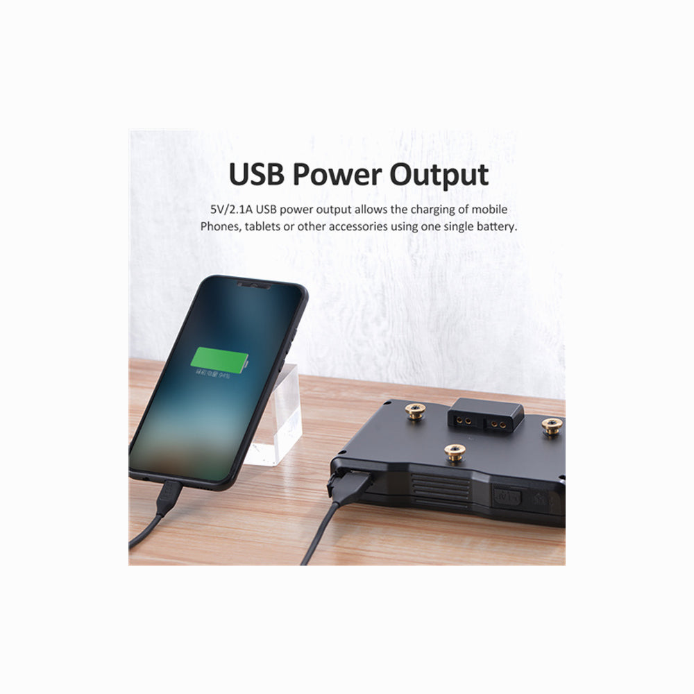 KingMa 14.8V 6600mAh 95Wh Gold Mount Battery (A MOUNT)