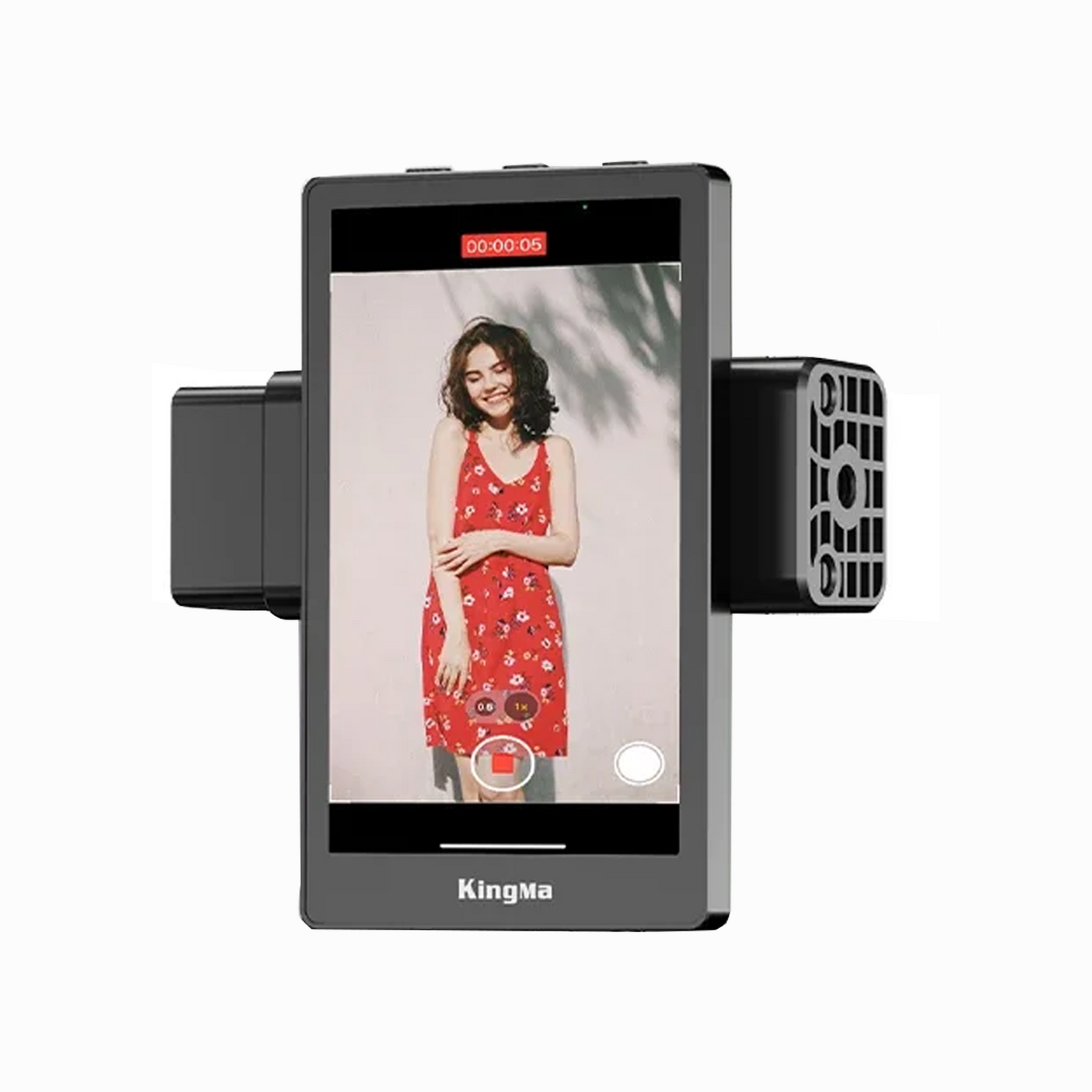KingMa PH01-Max Vlog Selfie Monitor Magnetic Phone Clip Compatible Vlog Selfie Monitor Screen with iPhone Samsung