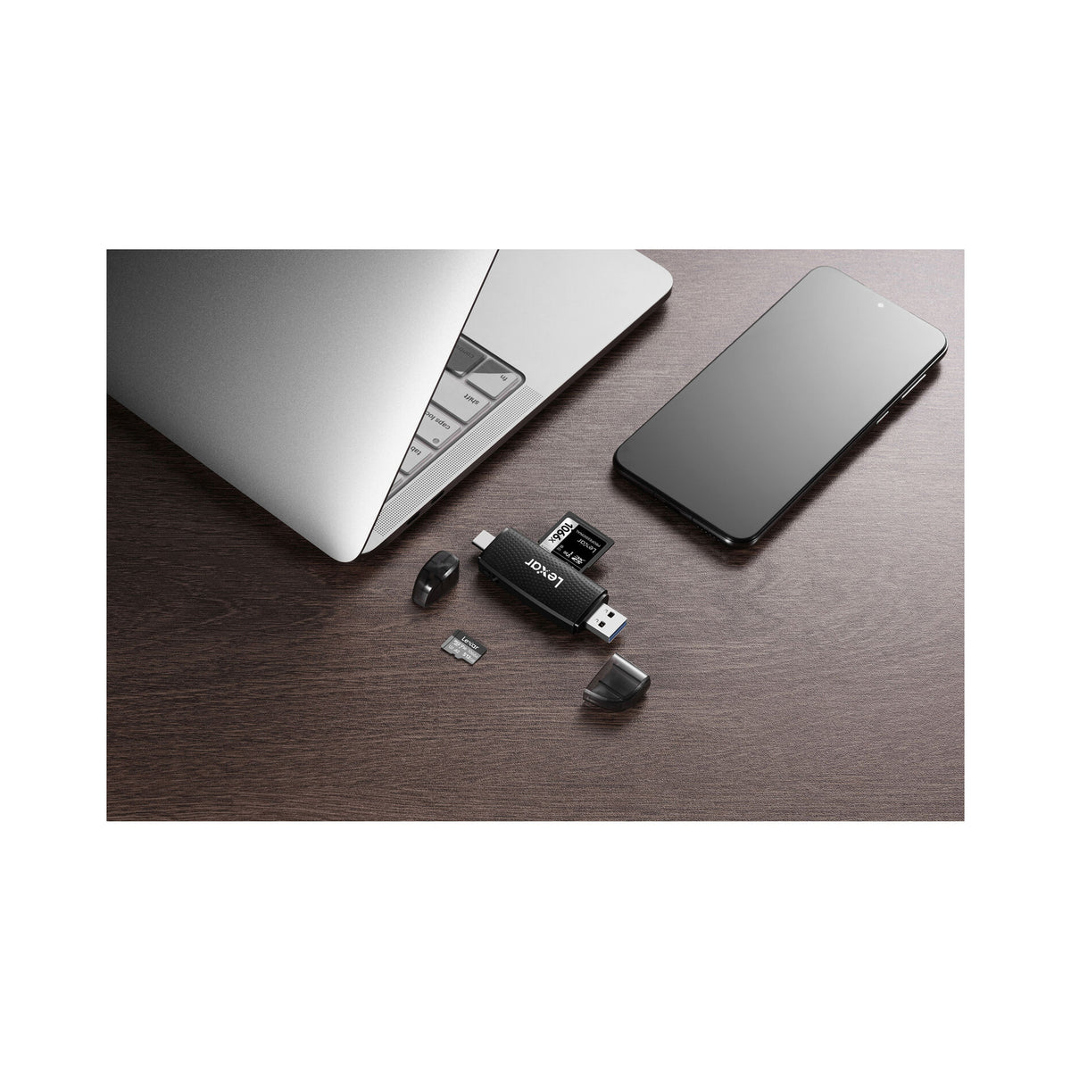 Lexar Dual-Slot USB-A/C Card Reader-LRW310X-BNBNG