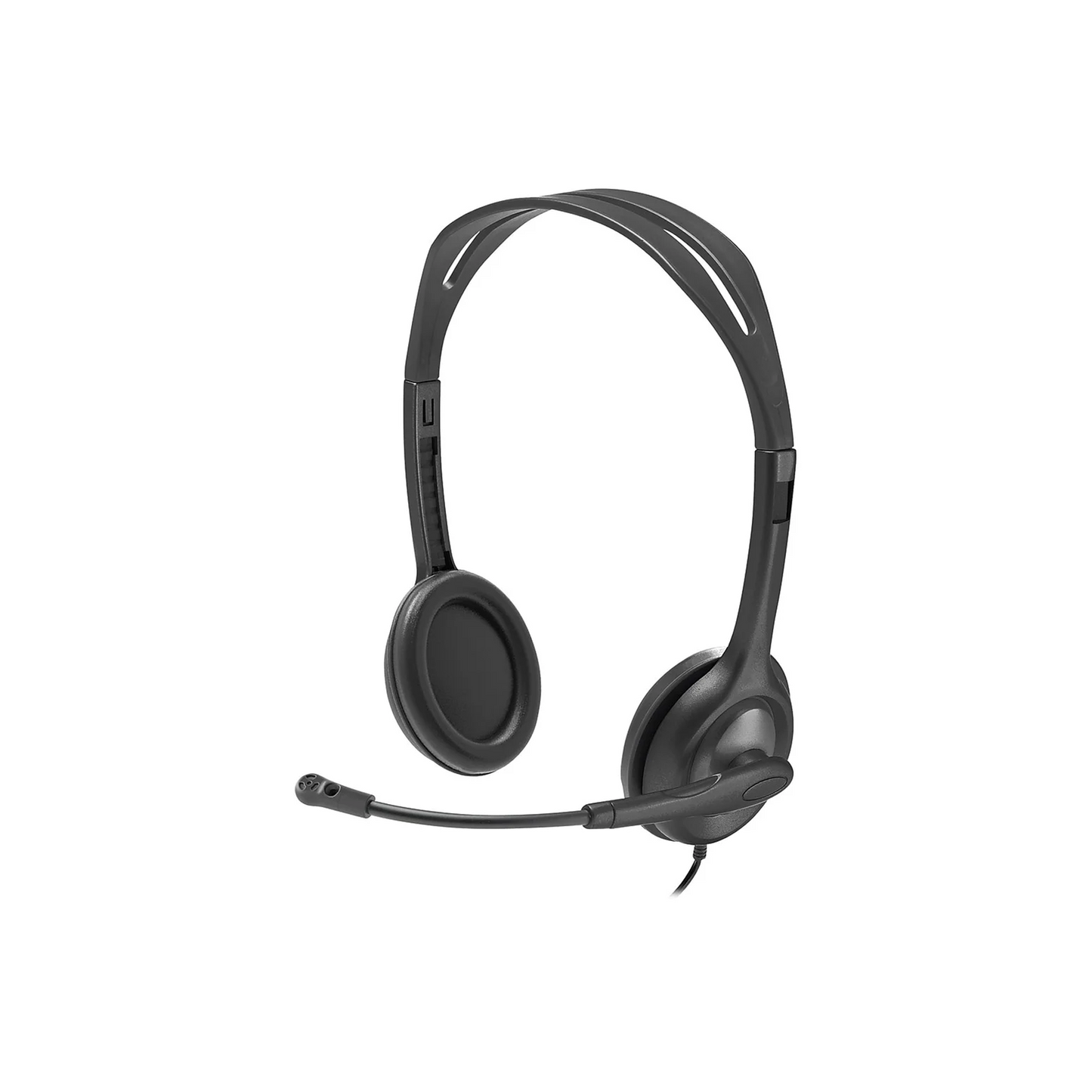 Logitech H111 Wired Over-the-head Stereo Headset - Black