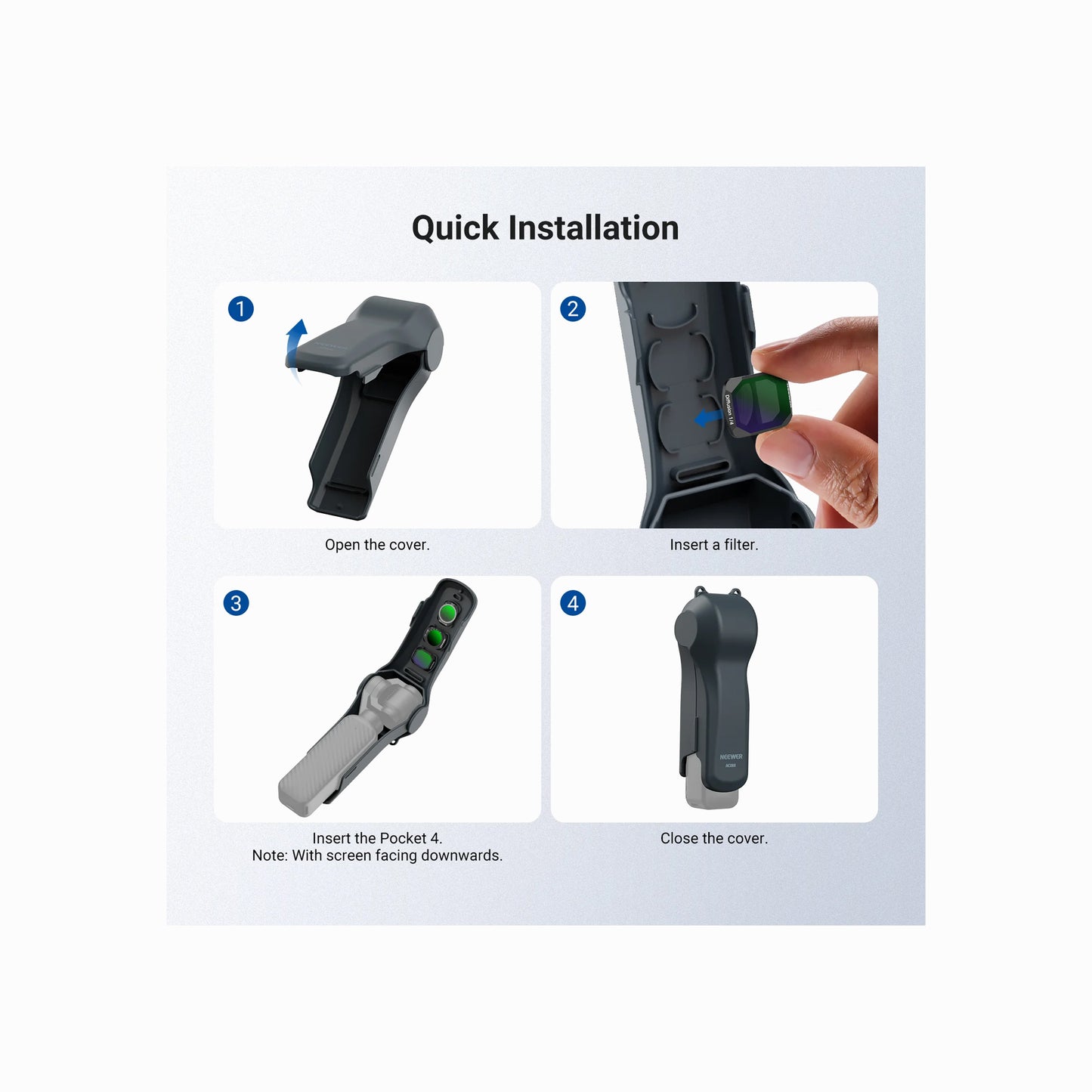 NEEWER AC088 Protective Case for DJI Osmo Pocket 4/3