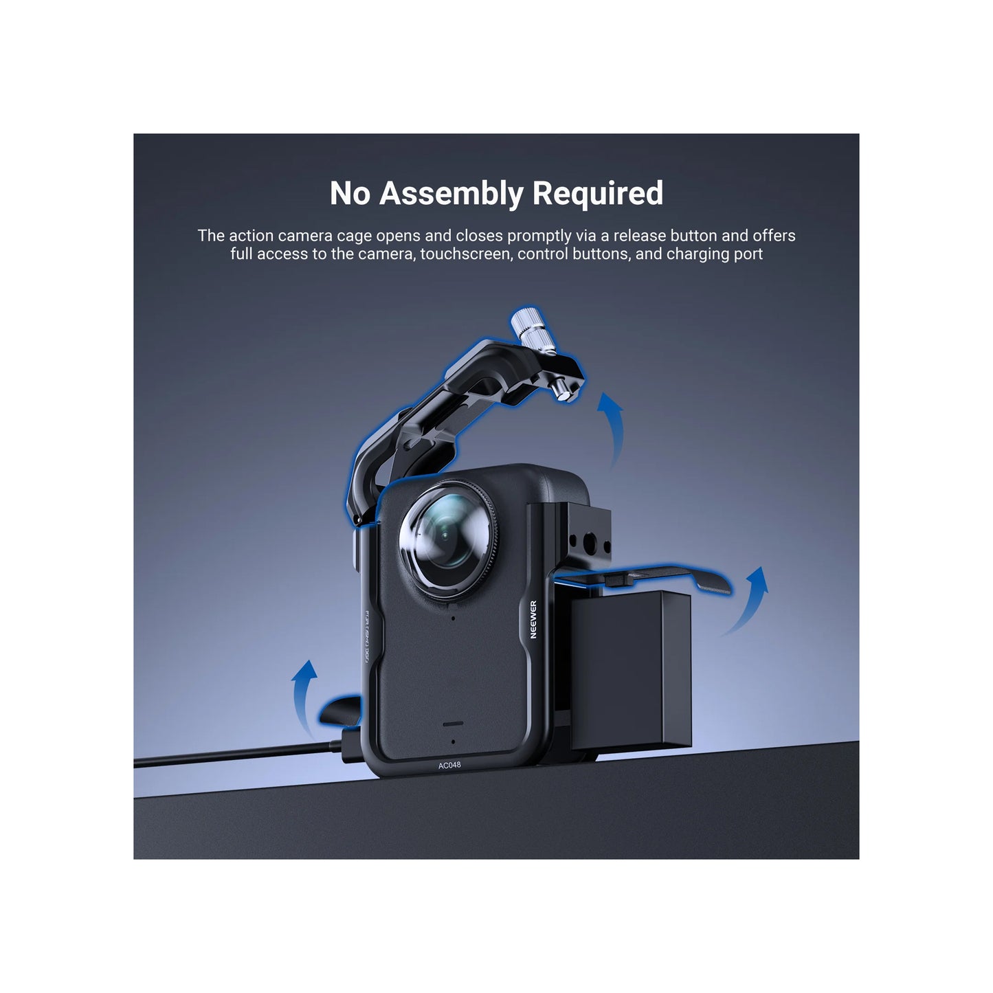 NEEWER DJI Osmo 360 Action Camera METAL Cage -AC048