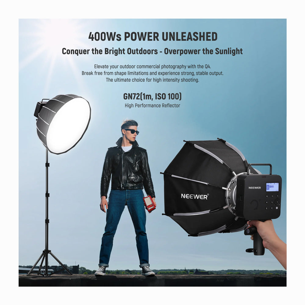 NEEWER Q4 400Ws 2.4G TTL Flash