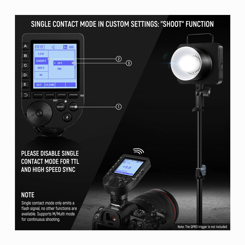 NEEWER Q4 400Ws 2.4G TTL Flash