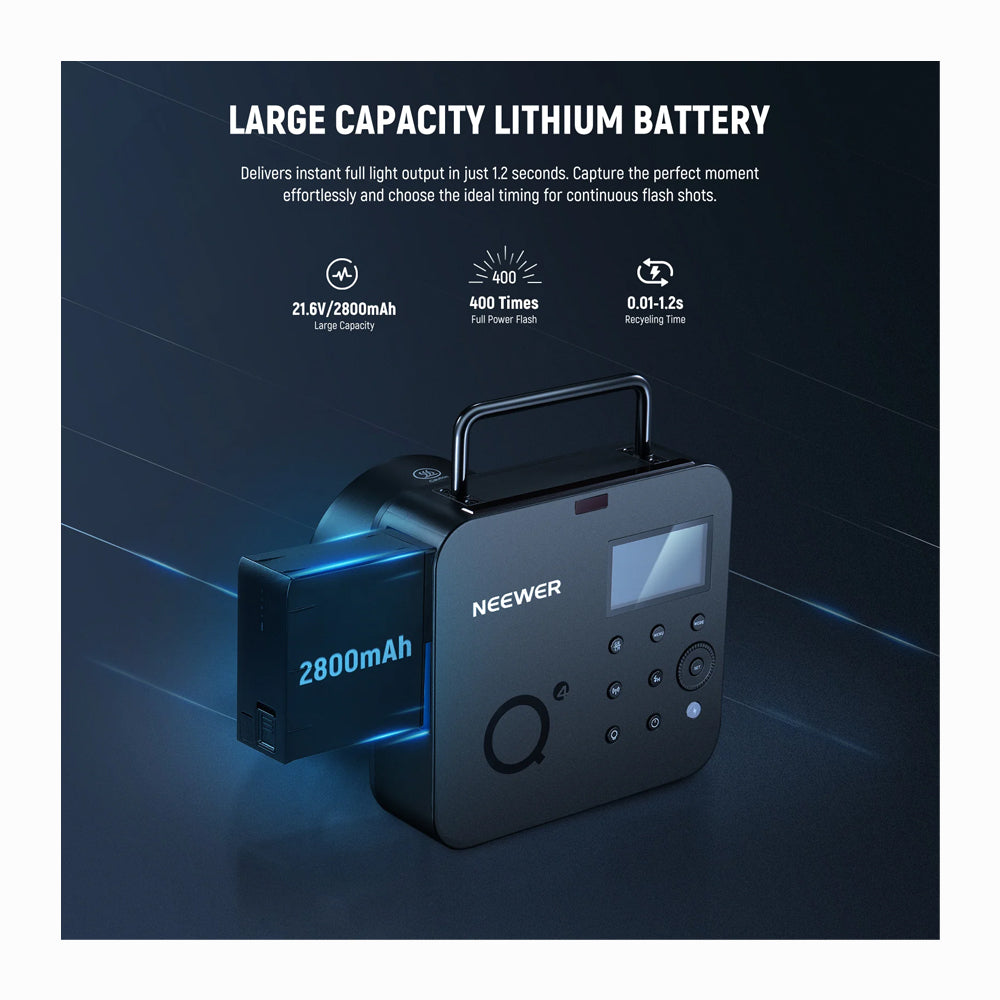 NEEWER Q4 400Ws 2.4G TTL Flash