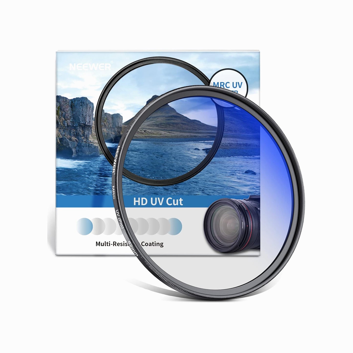 NEEWER 82 mmMRC Ultra-Slim UV Lens Filter