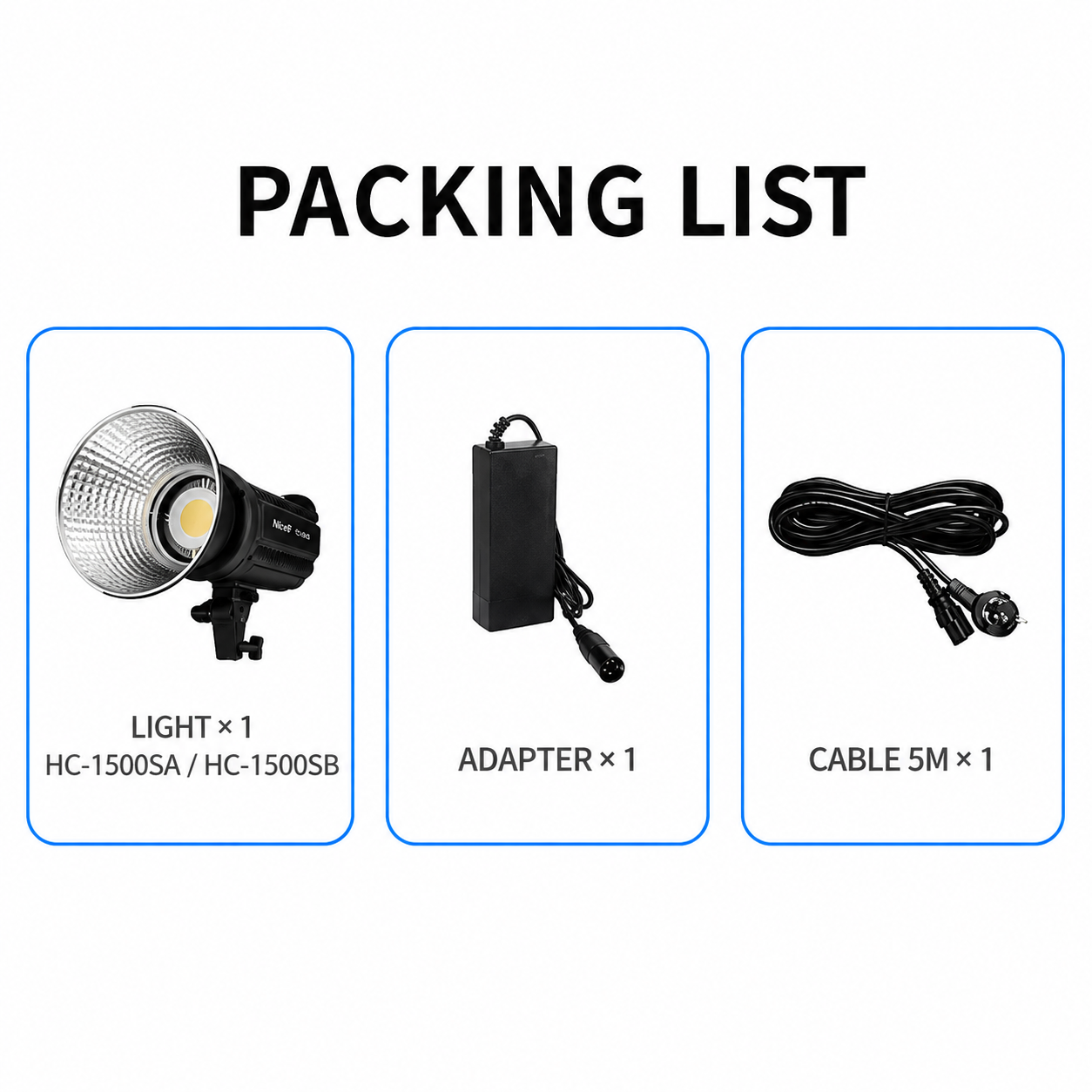 NICEFOTO HC-1500SA Ⅱ BI COLOR LED VIDEO LIGHT