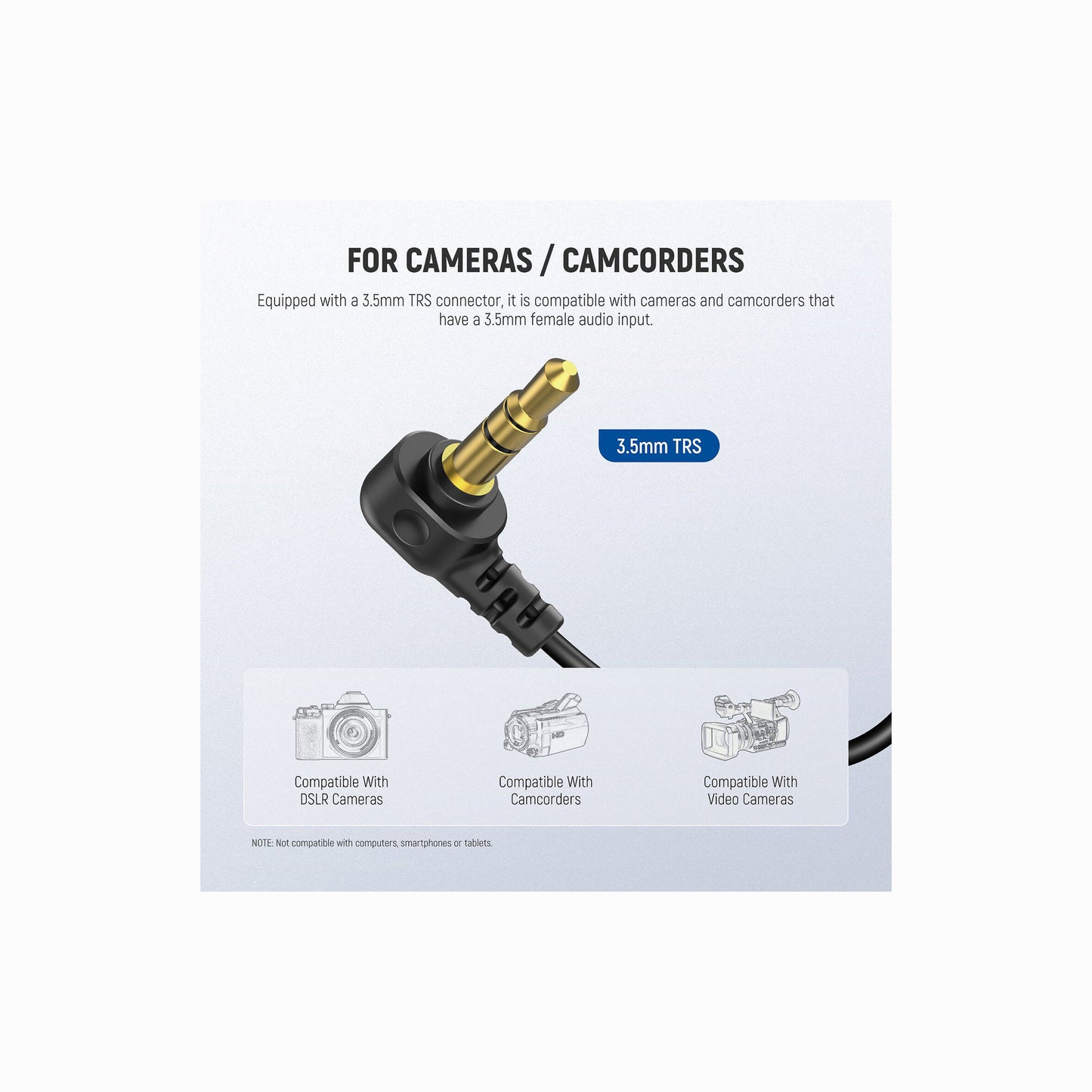 Neewer LM5 3.5mm TRS Mini Clip-On Wired Lavalier Microphone (2-Pack)