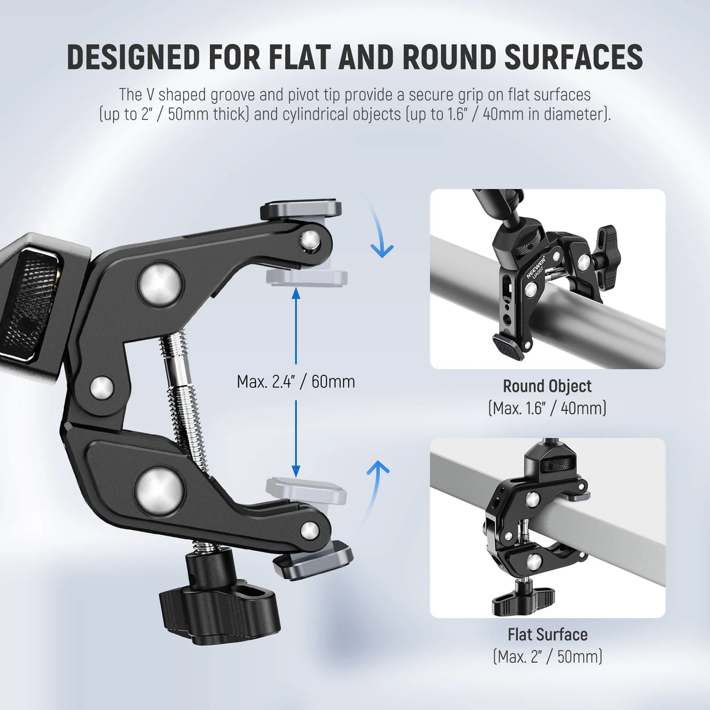 Neewer UA057 Flexible Desk Camera Mount with Super Clamp