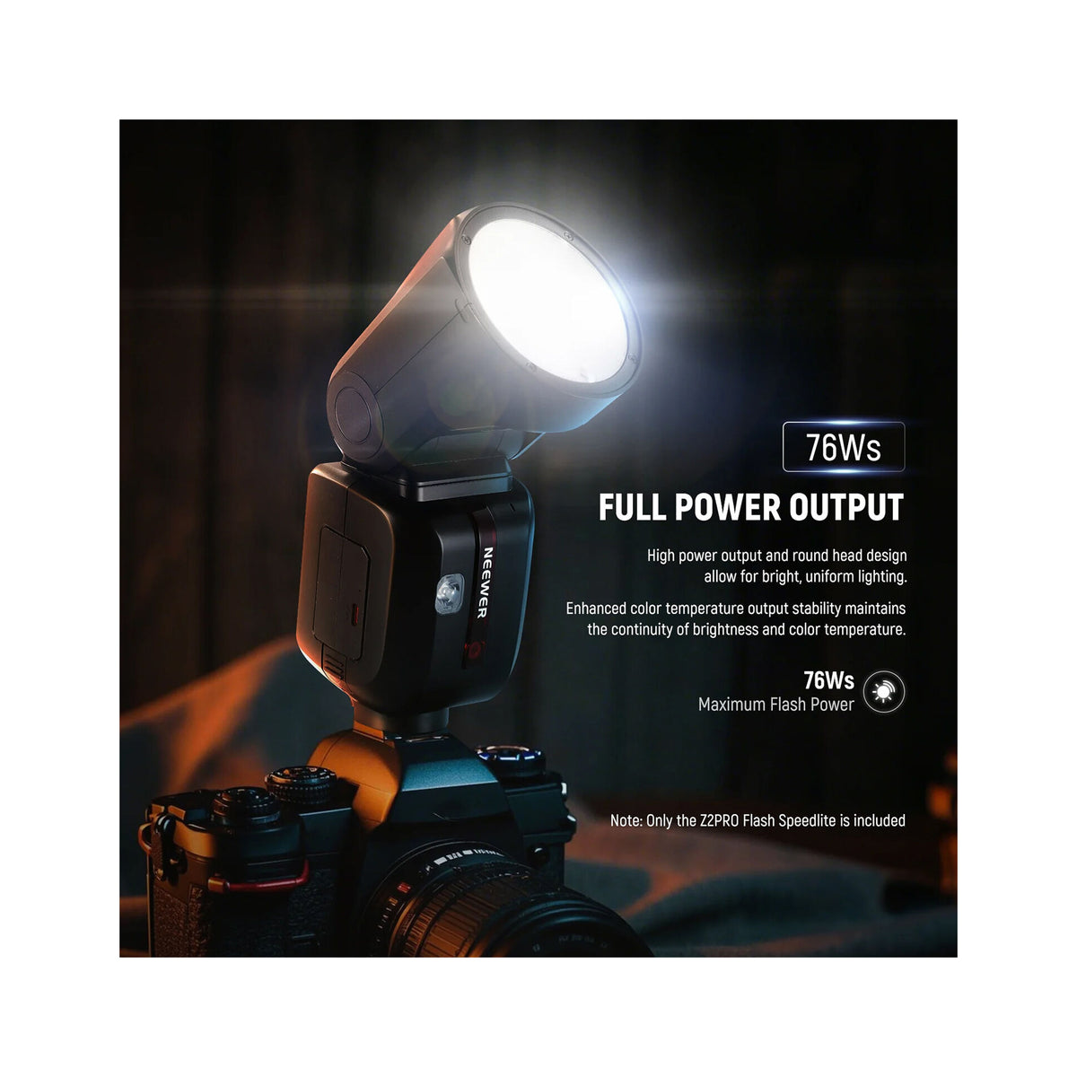 Neewer Z2PRO-N TTL Round Head Flash Speedlite for Nikon